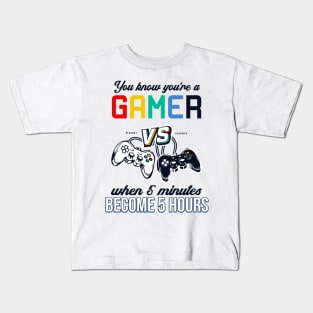 Gaming Funny Quote Controller Gamer Console Kids T-Shirt